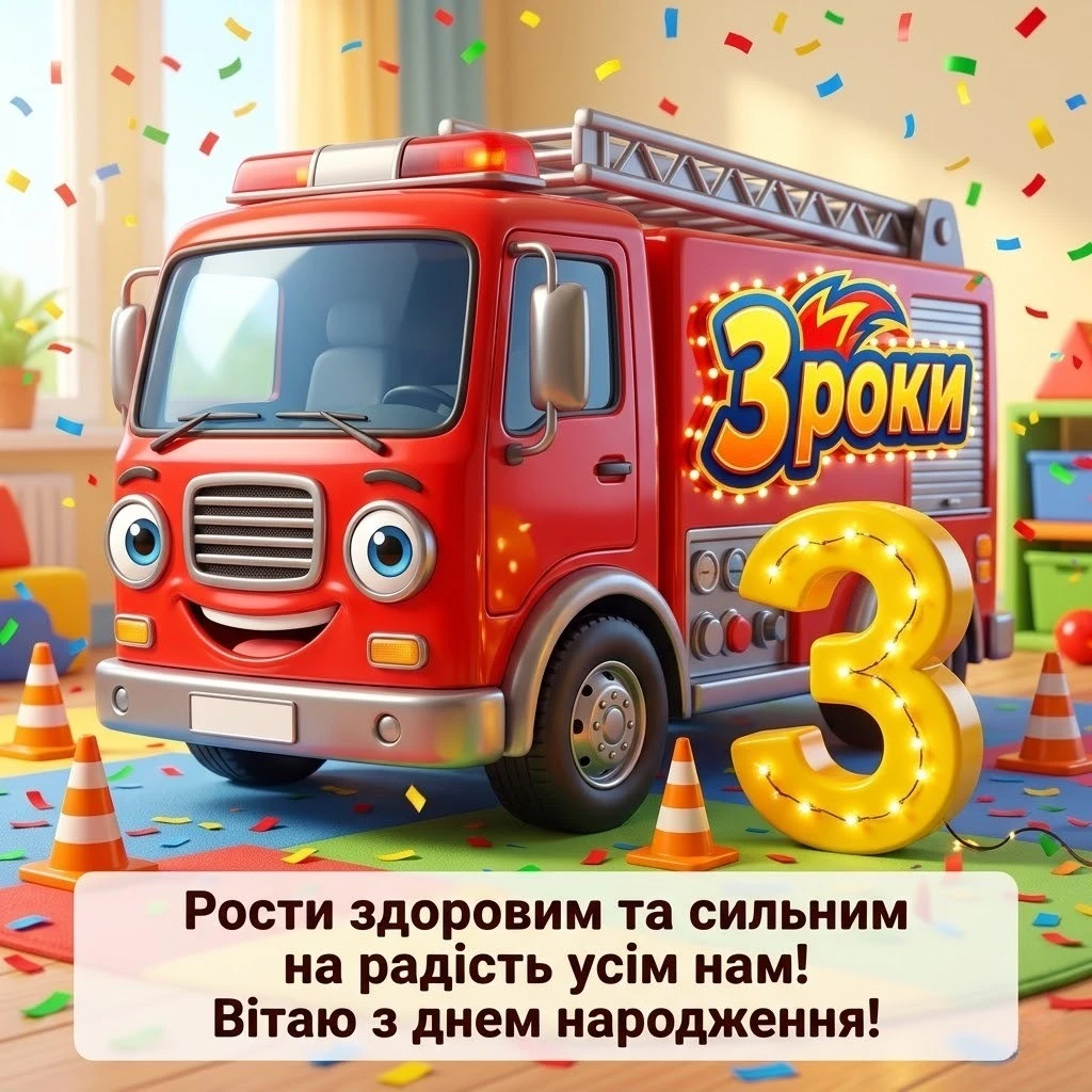 Найкращі побажання для хлопчика на триріччя