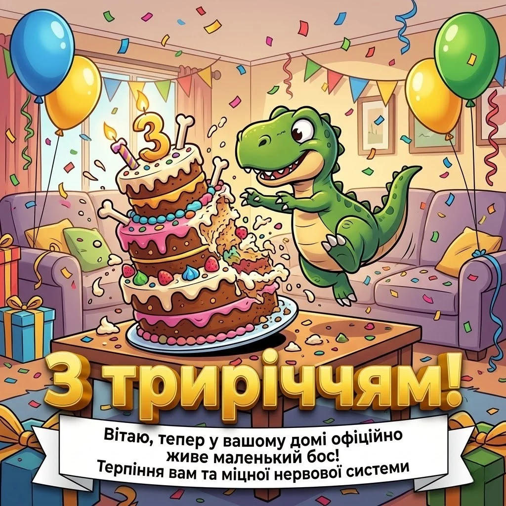 Вітання батькам з триріччям сина чи доньки: від щирого серця
