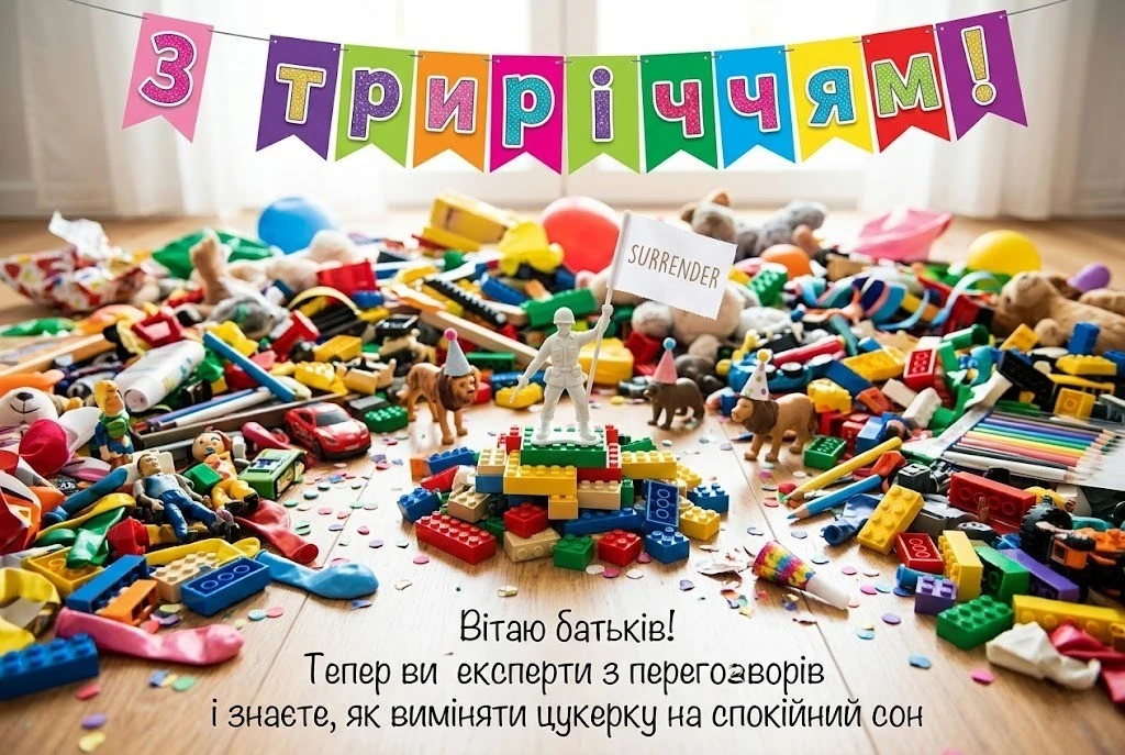 Вітання батькам з триріччям сина чи доньки: від щирого серця