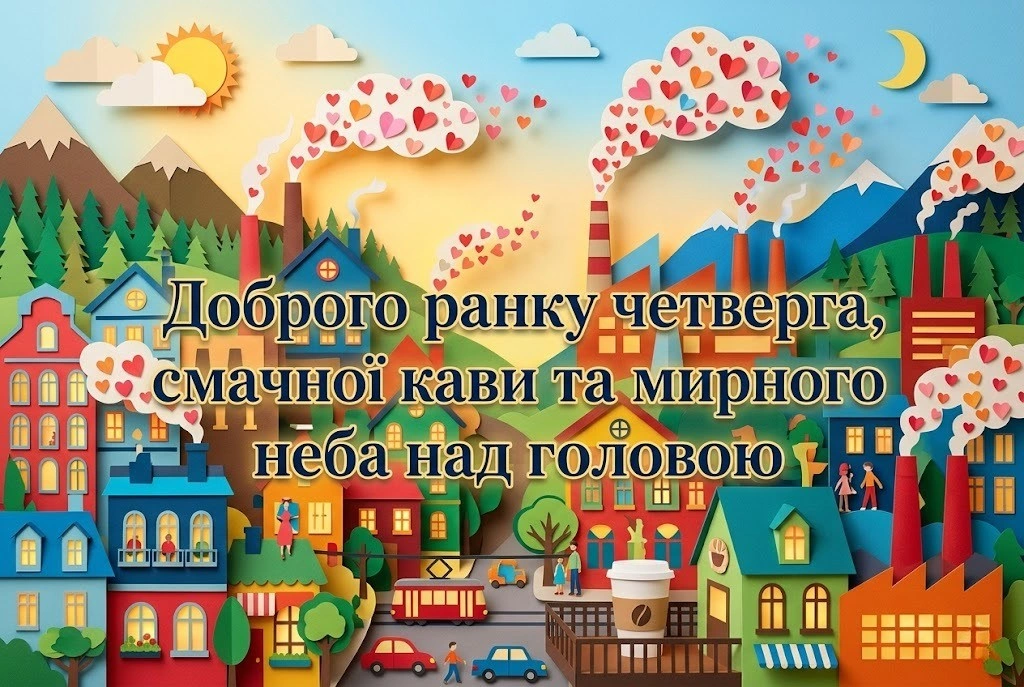 Доброго ранку четверга: прикольні картинки та щирі побажання для гарного настрою