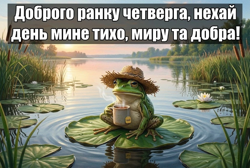 Доброго ранку четверга: прикольні картинки та щирі побажання для гарного настрою