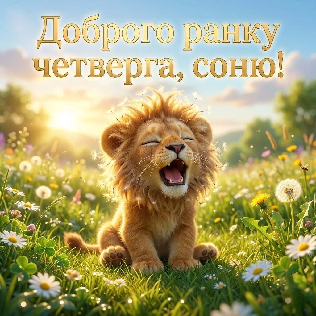 Доброго ранку четверга: прикольні картинки та щирі побажання для гарного настрою