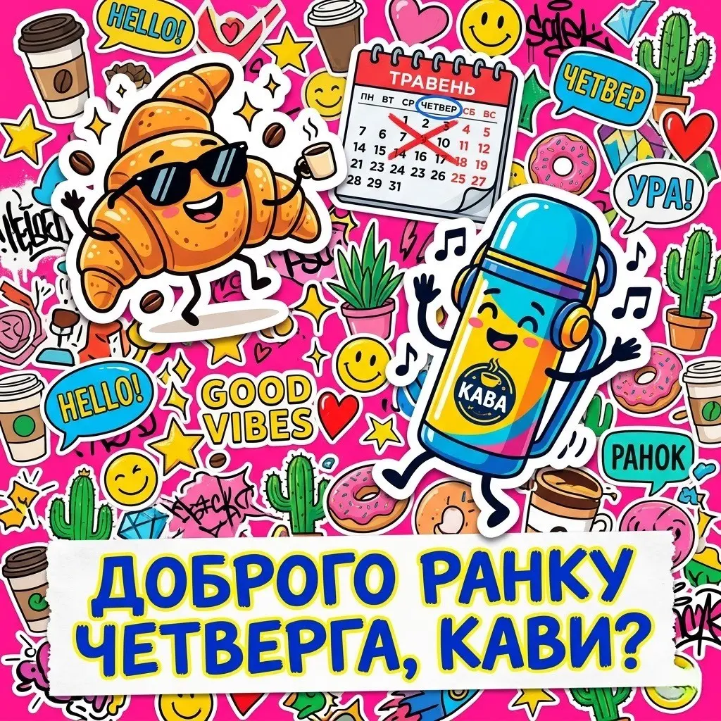 Доброго ранку четверга: прикольні картинки та щирі побажання для гарного настрою