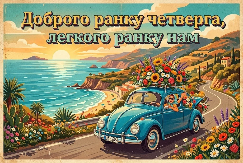 Доброго ранку четверга: прикольні картинки та щирі побажання для гарного настрою