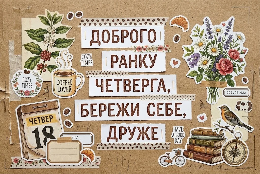 Доброго ранку четверга: прикольні картинки та щирі побажання для гарного настрою