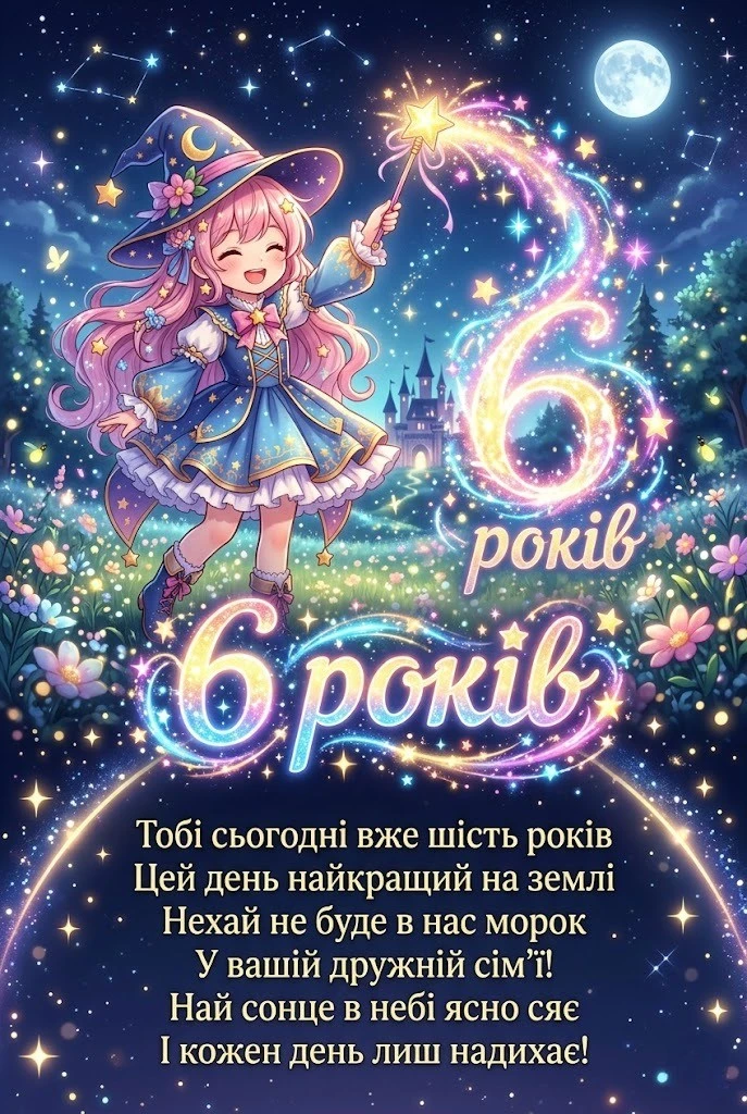 Оригінальні привітання з 6-річчям: як гарно привітати майбутнього школяра