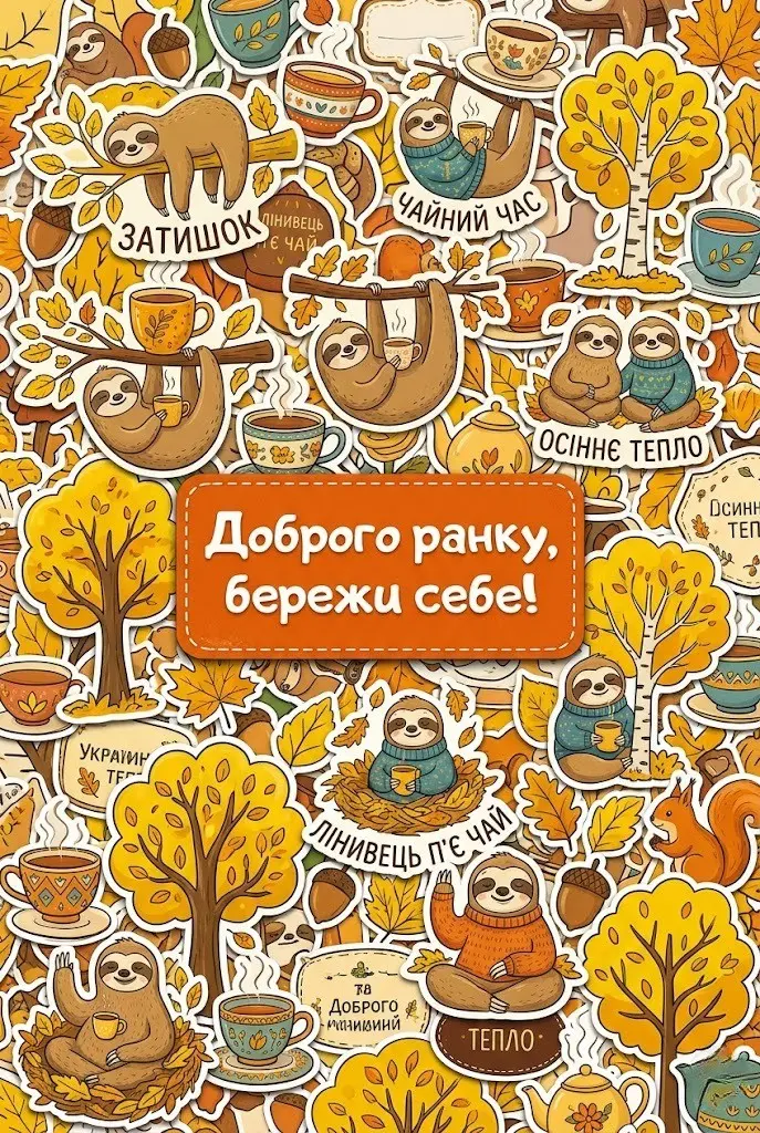Доброго ранку: осінь у картинках для затишного настрою та щирих побажань