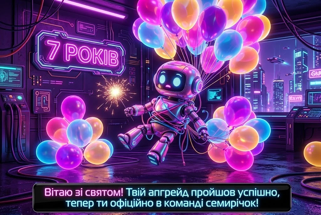 Привітання з 7-річчям: надихаючі слова для юних дослідників