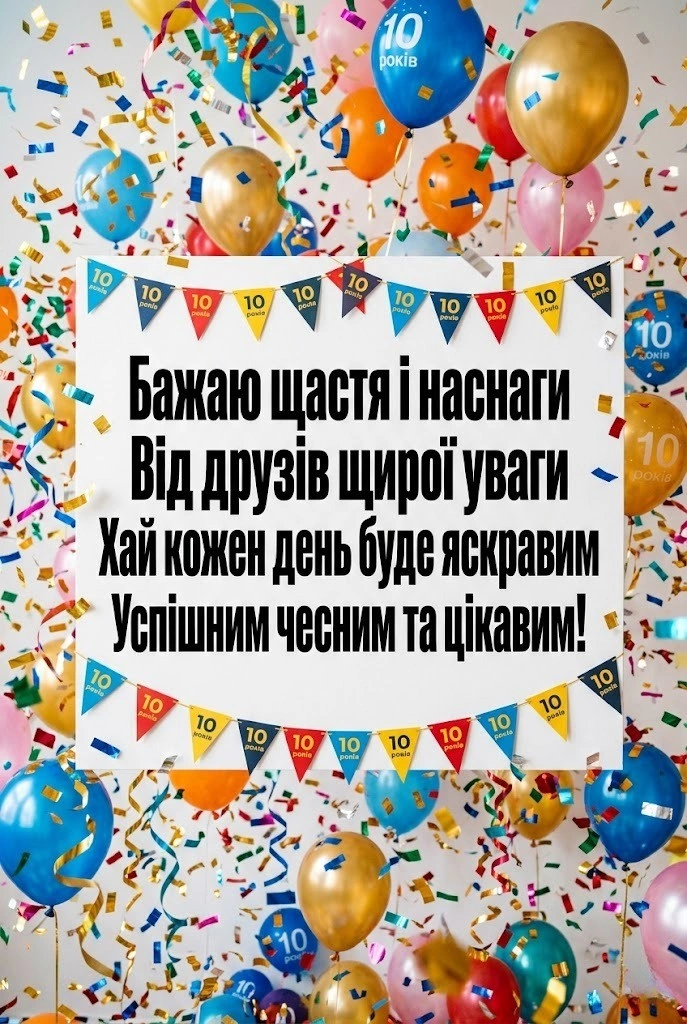 Як привітати хлопчика з 10-річчям: добірка зворушливих слів
