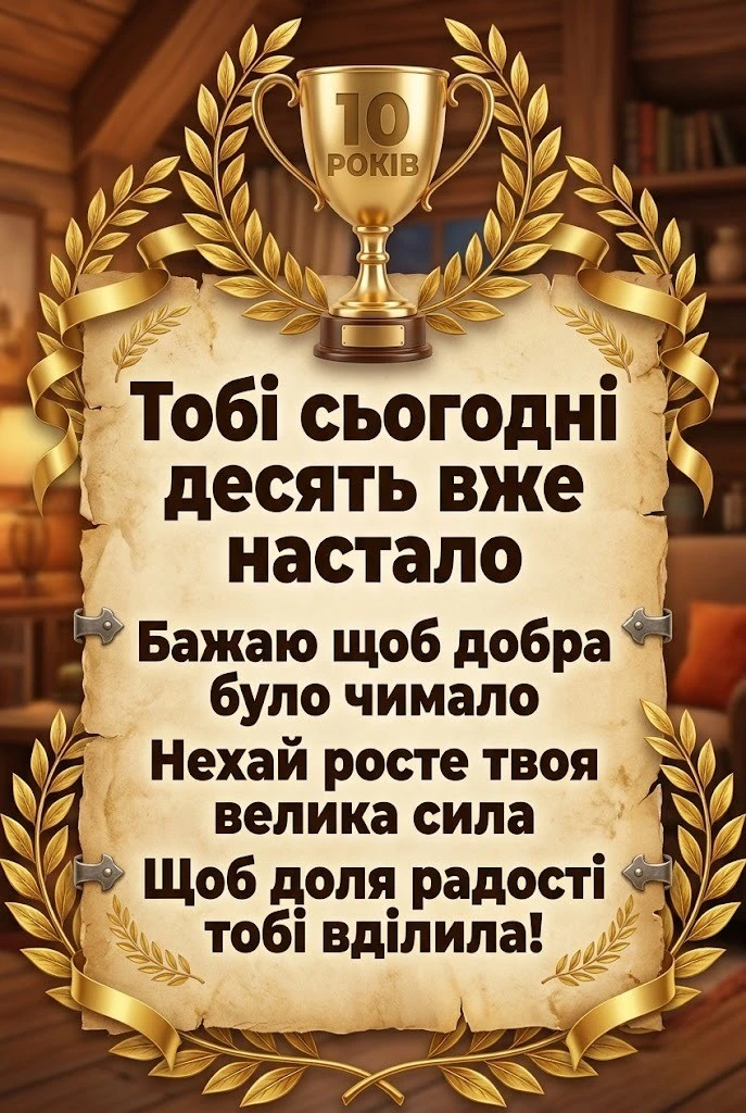 Як привітати хлопчика з 10-річчям: добірка зворушливих слів
