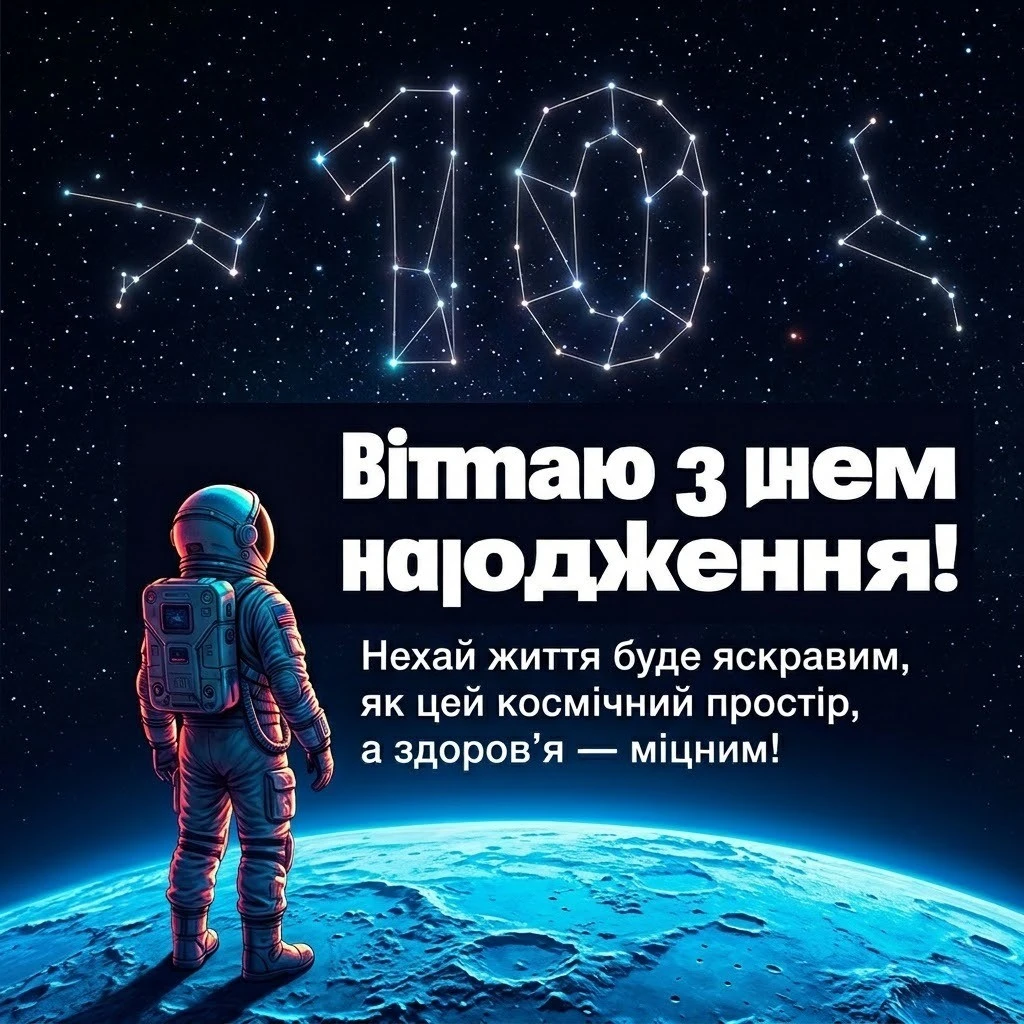 Оригінальні привітання з 10-річчям для сина, брата та онука