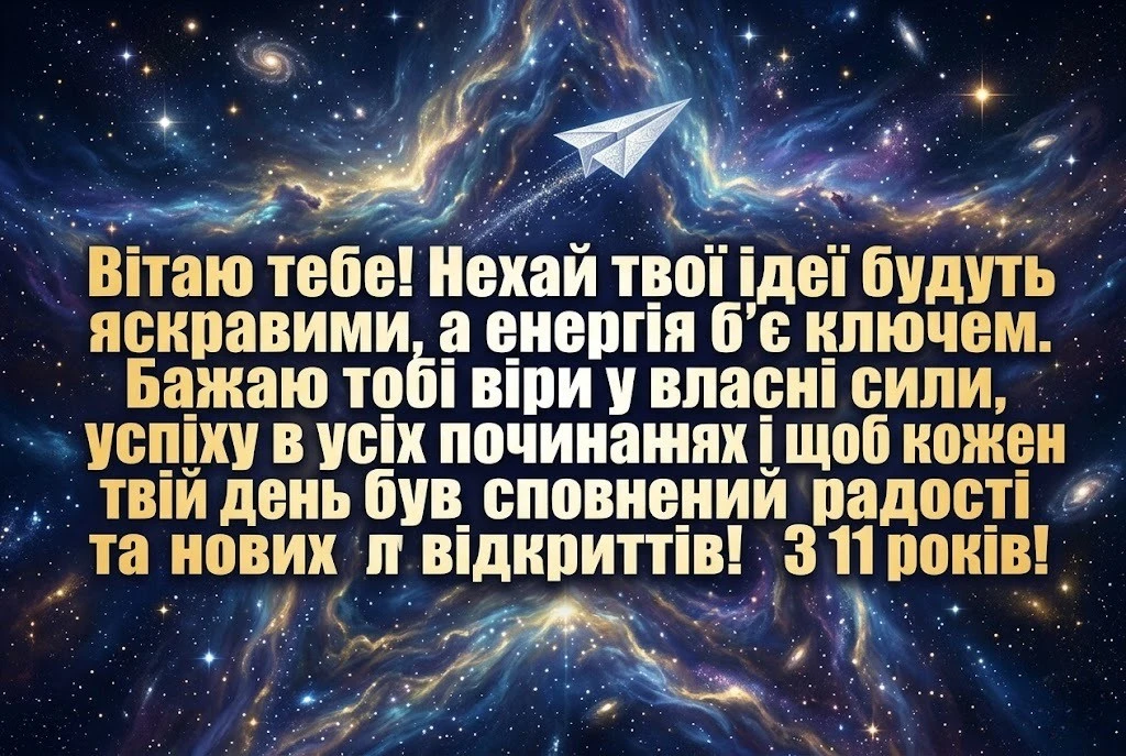 Найкращі вітання для онука з одинадцятиріччям: щирі та надихаючі слова