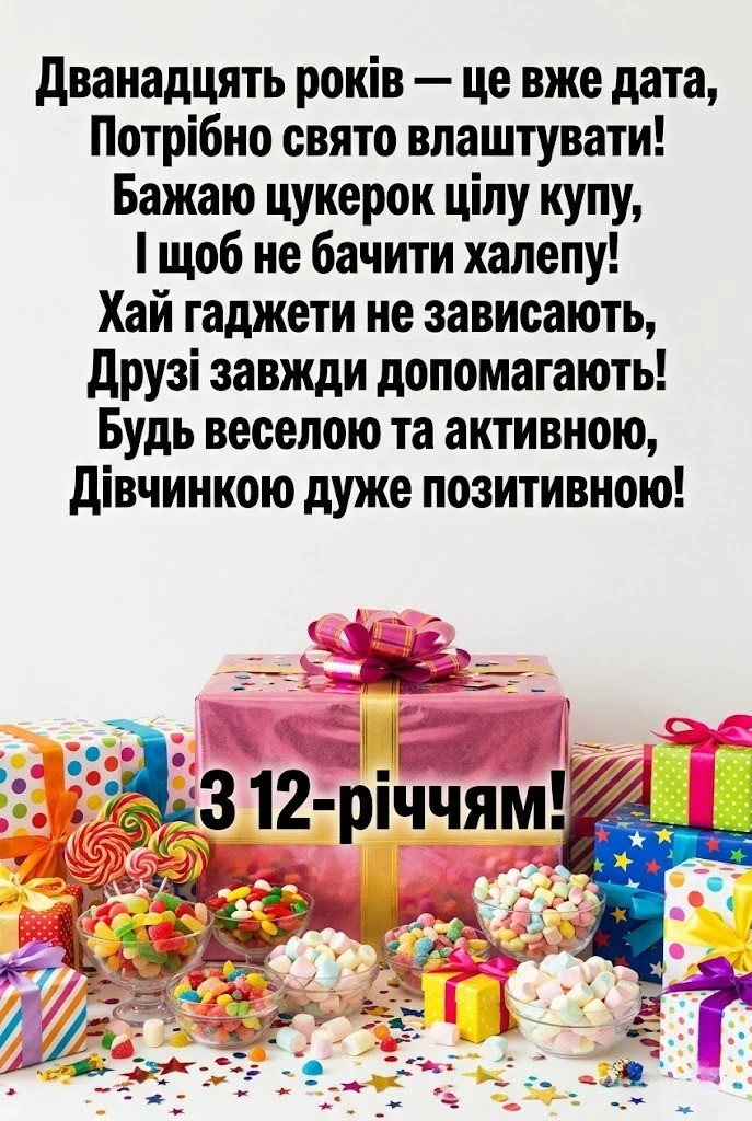 Зворушливі слова та вірші дівчинці на 12 років: натхнення для вашого привітання