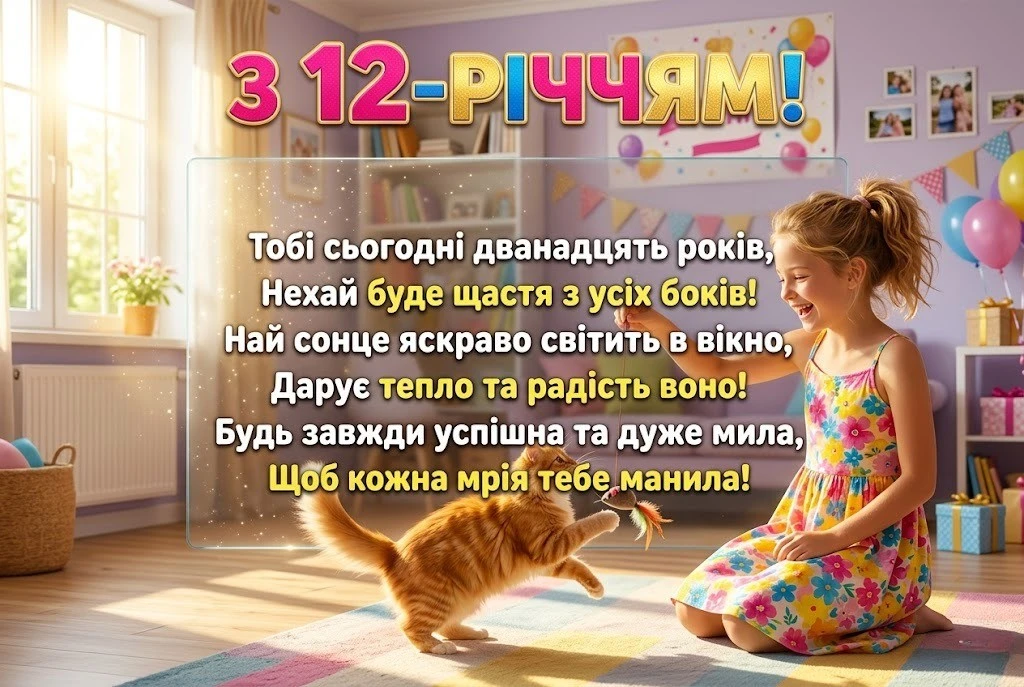 Зворушливі слова та вірші дівчинці на 12 років: натхнення для вашого привітання