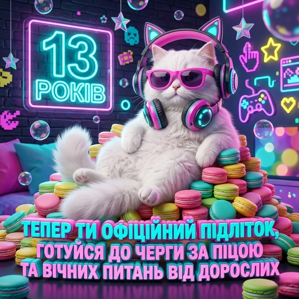 13 років — особливе свято: привітання для юної леді на будь-який смак