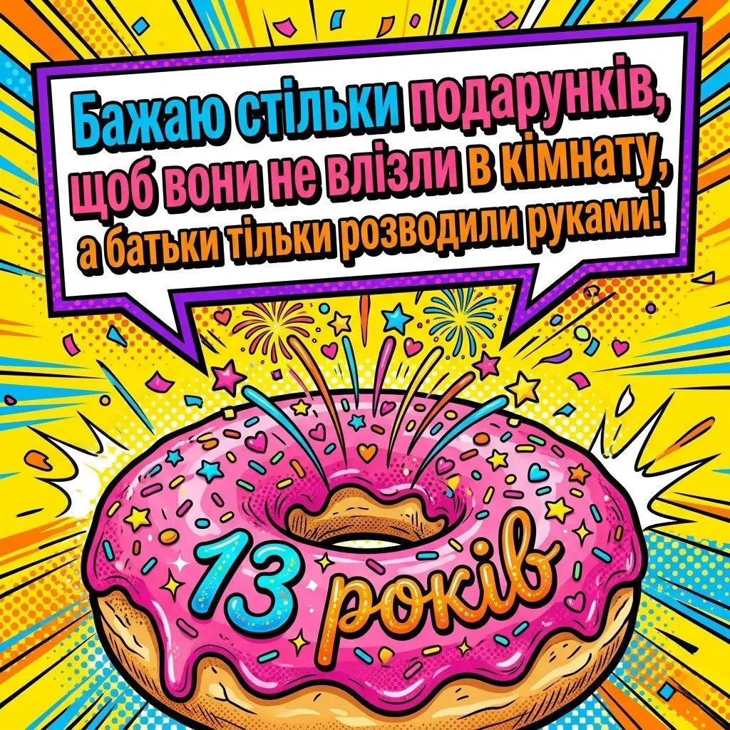 13 років — особливе свято: привітання для юної леді на будь-який смак