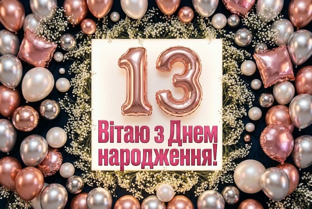 13 років — особливе свято: привітання для юної леді на будь-який смак