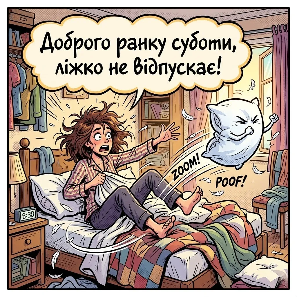 Найкращі картинки з доброго ранку суботи українською мовою для чудового настрою