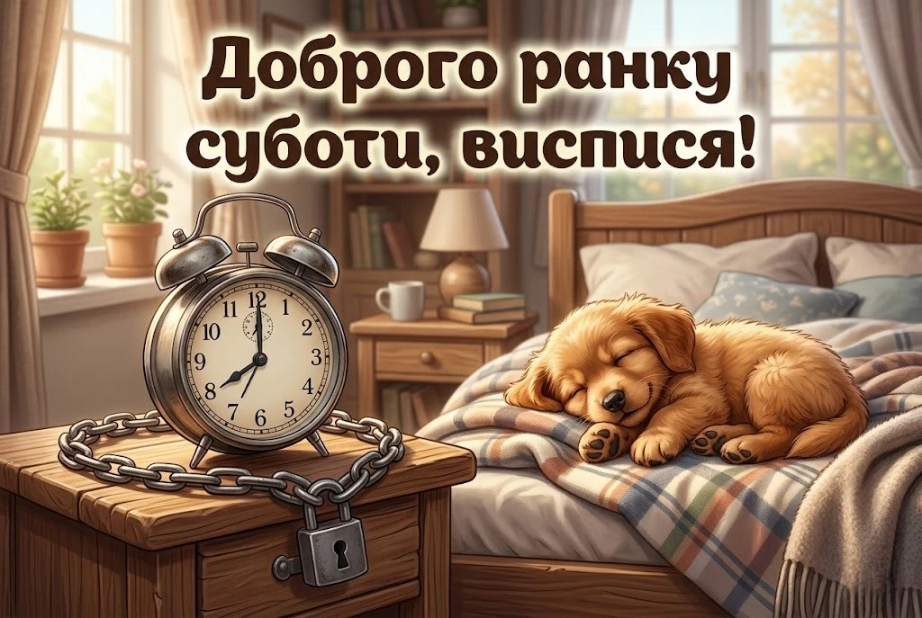 Найкращі картинки з доброго ранку суботи українською мовою для чудового настрою