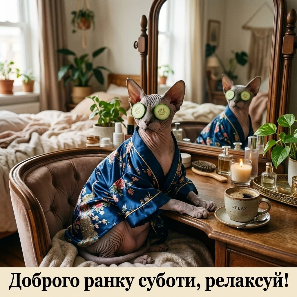 Найкращі картинки з доброго ранку суботи українською мовою для чудового настрою