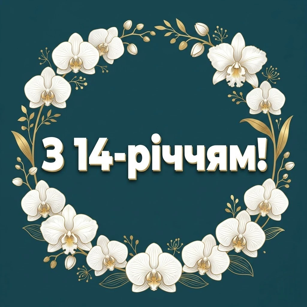 Вітання з 14-річчям дівчинці: від батьків, друзів та рідних