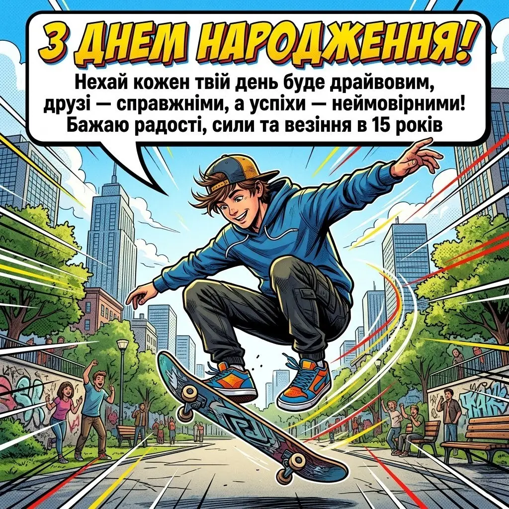 З днем народження, 15 років! Круті привітання для підлітка-іменинника
