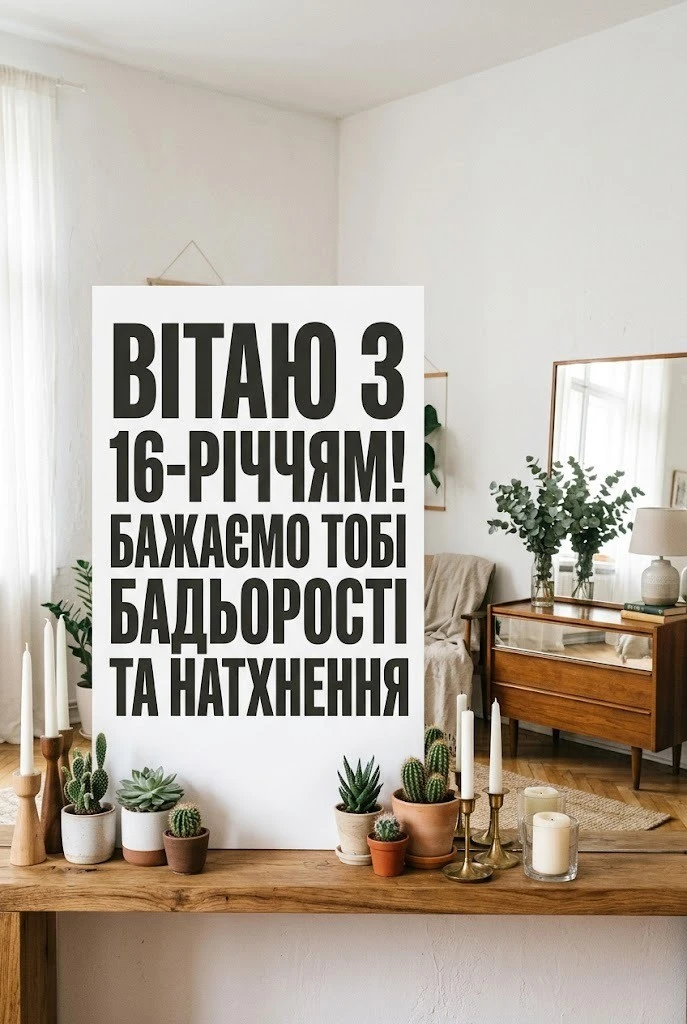 Особливі привітання для доньки на 16-річчя: від серця до серця