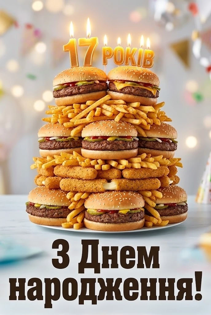 Оригінальні привітання з днем народження для хлопця у 17 років