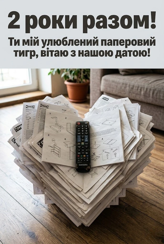 Паперове весілля (2 роки): колекція листівок та оригінальних привітань
