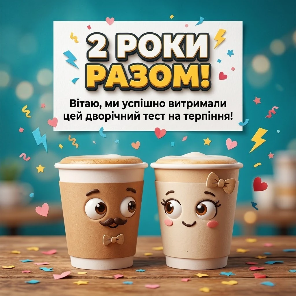 Паперове весілля (2 роки): колекція листівок та оригінальних привітань