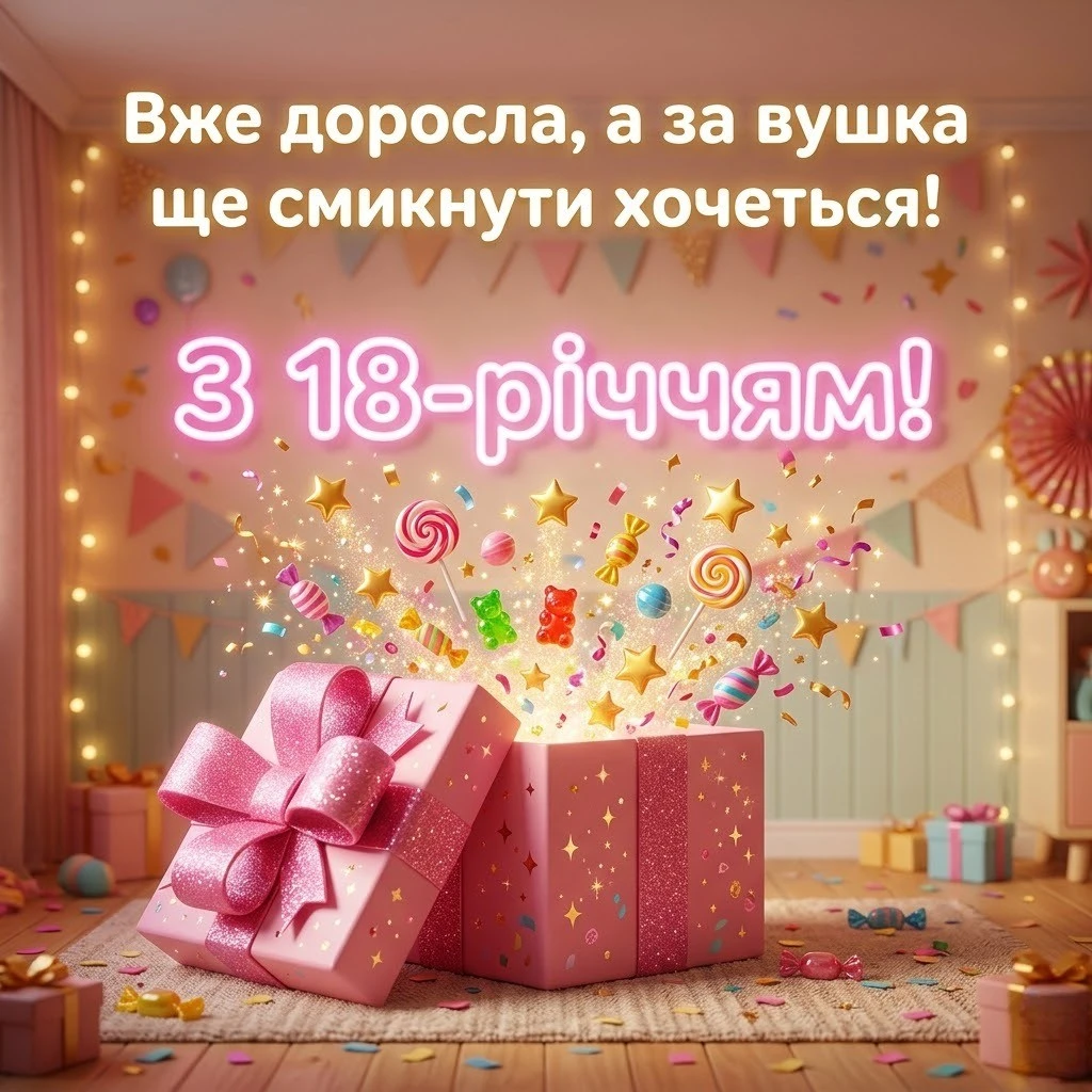 Оригінальні та класичні привітання для внучки на 18 років