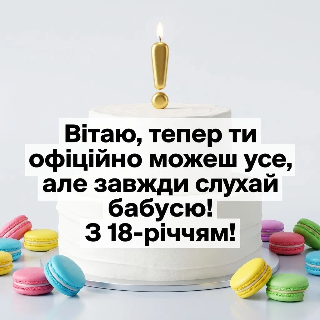 Оригінальні та класичні привітання для внучки на 18 років