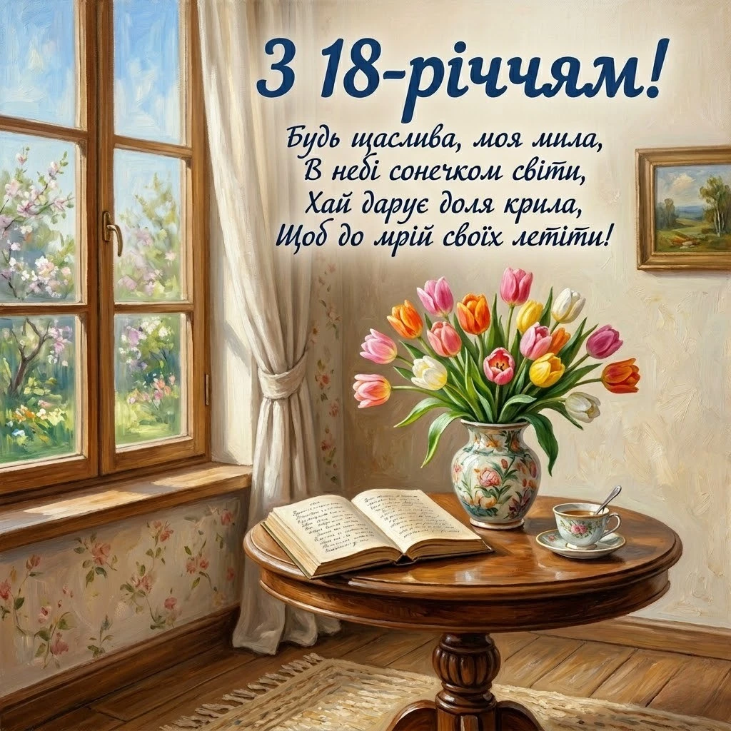 Оригінальні та класичні привітання для внучки на 18 років