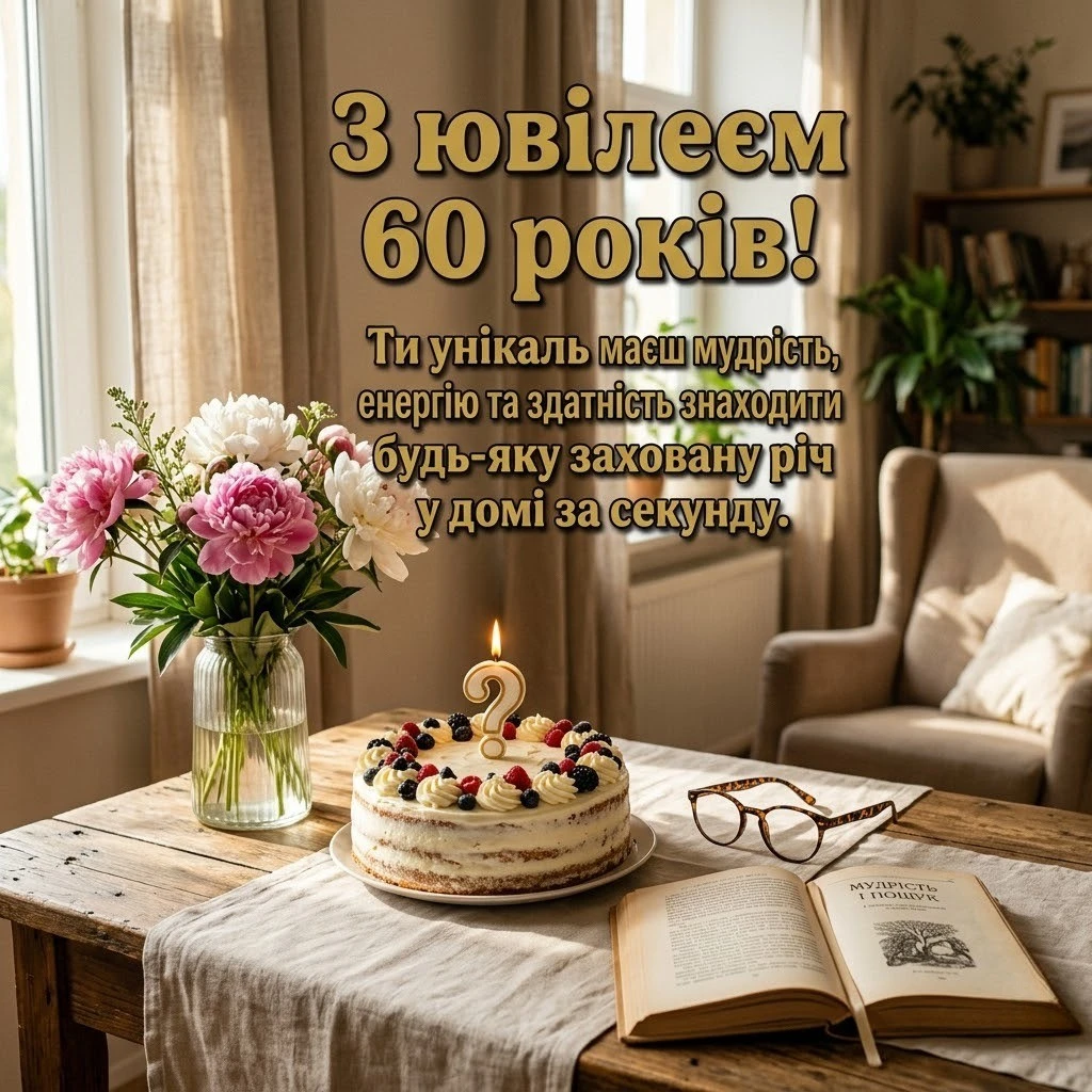 Ювілей 60 років: привітання для мами, подруги та колеги в одному місці