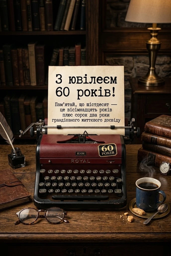Ювілей 60 років: привітання для мами, подруги та колеги в одному місці