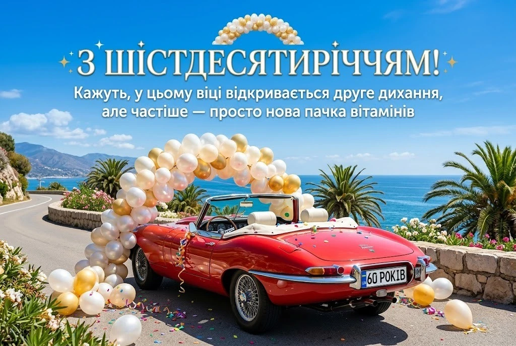 Ювілей 60 років: привітання для мами, подруги та колеги в одному місці