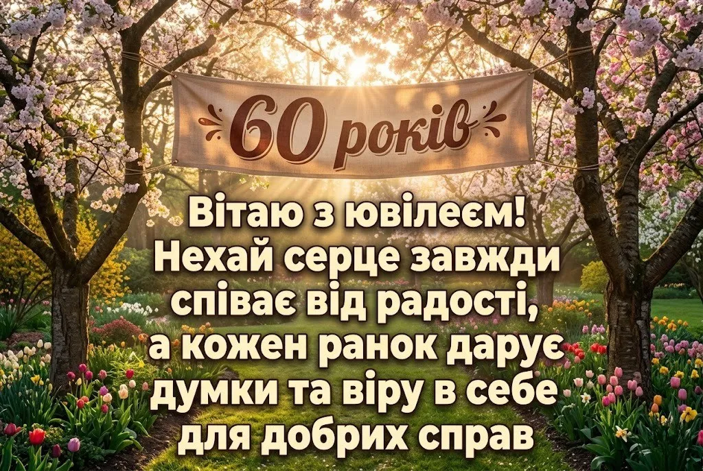 Ювілей 60 років: привітання для мами, подруги та колеги в одному місці