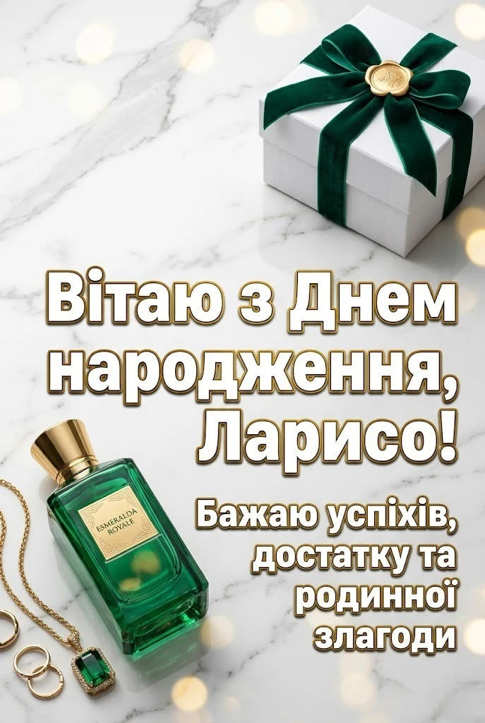 Привітання для Лариси своїми словами: від родини, друзів та колег