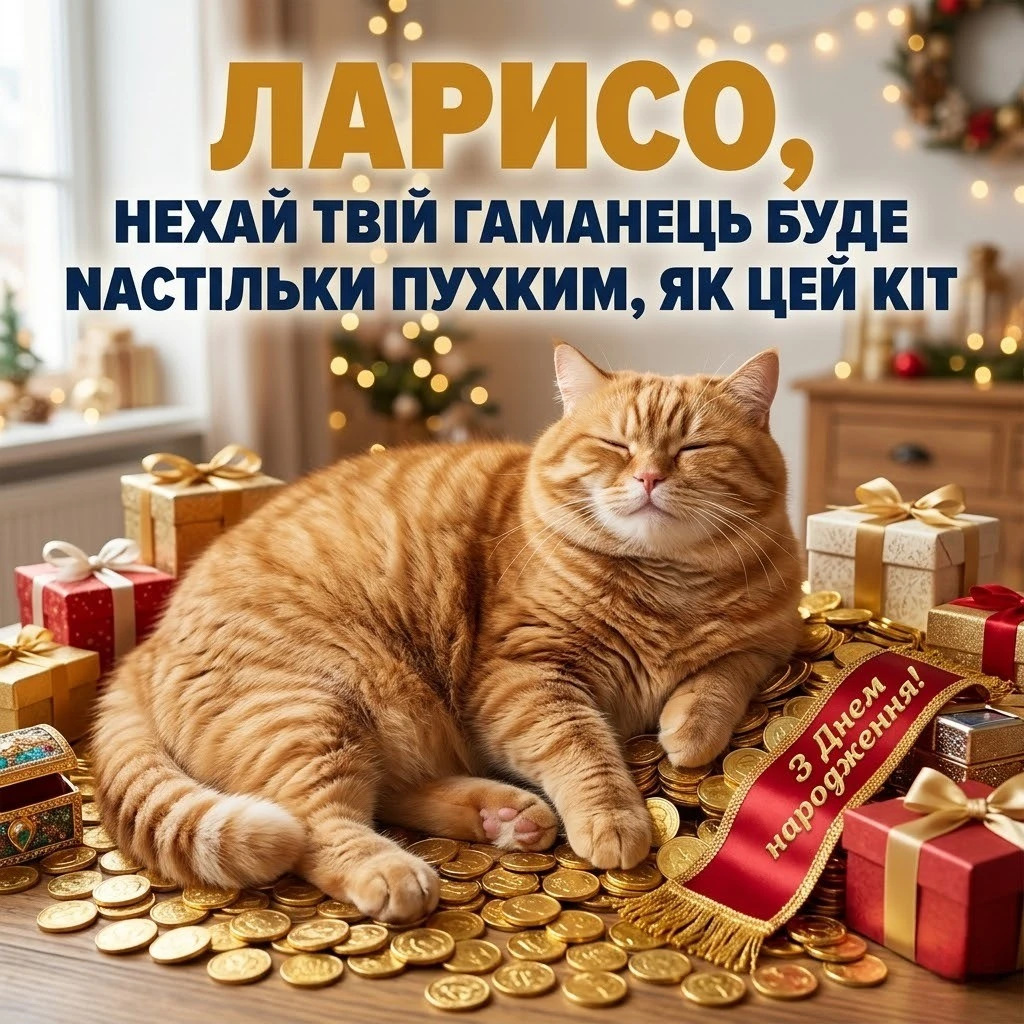 Привітання для Лариси своїми словами: від родини, друзів та колег