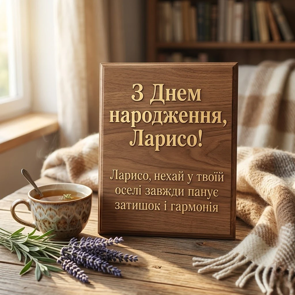 Привітання для Лариси своїми словами: від родини, друзів та колег
