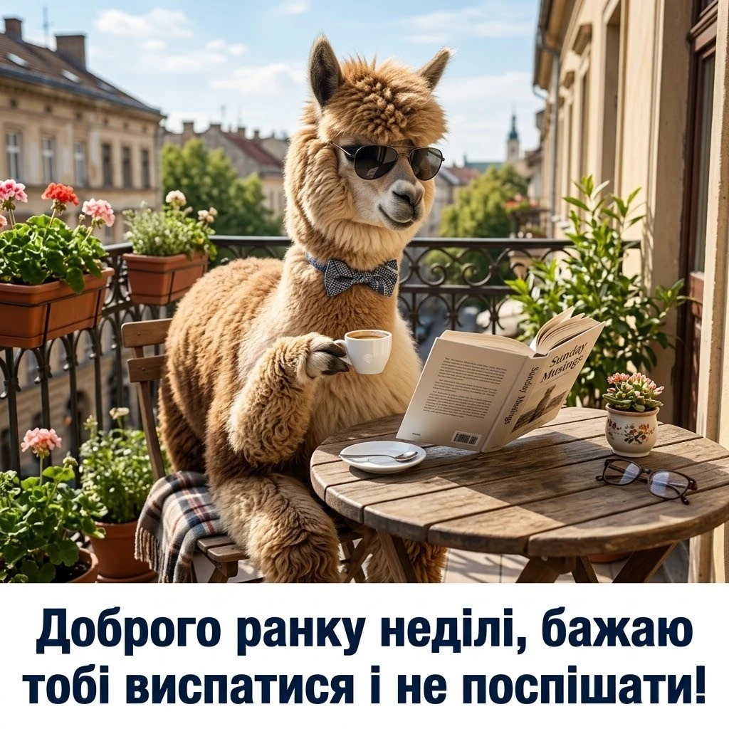 Доброго ранку та гарної неділі: картинки для душевного відпочинку та гарного настрою