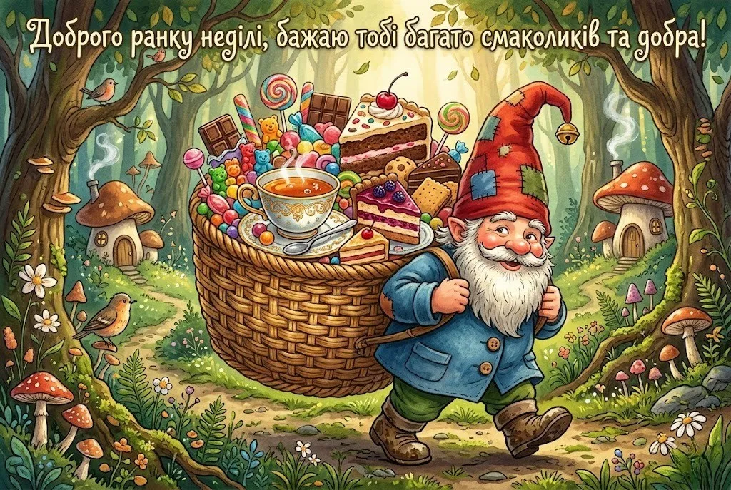 Доброго ранку та гарної неділі: картинки для душевного відпочинку та гарного настрою