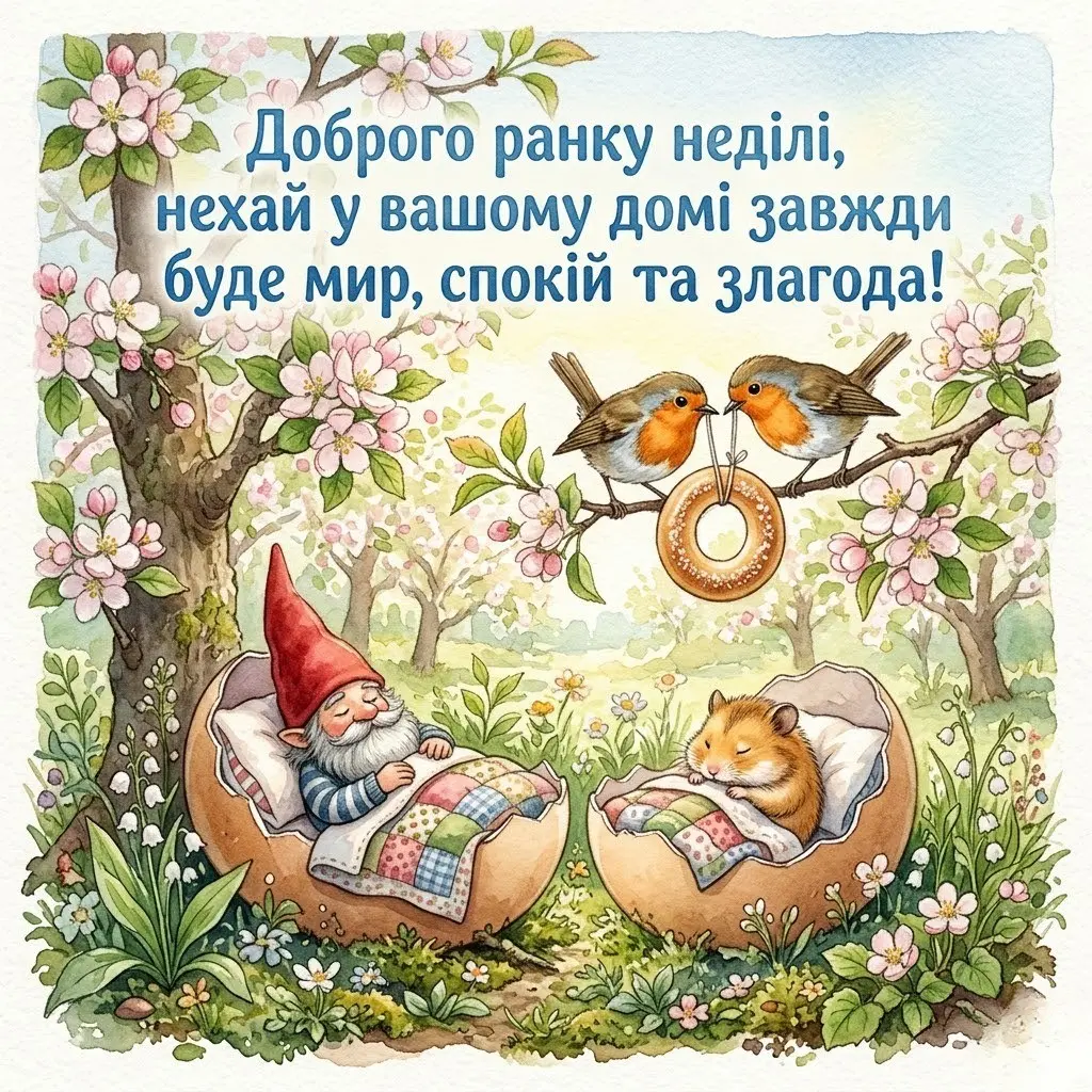 Доброго ранку та гарної неділі: картинки для душевного відпочинку та гарного настрою