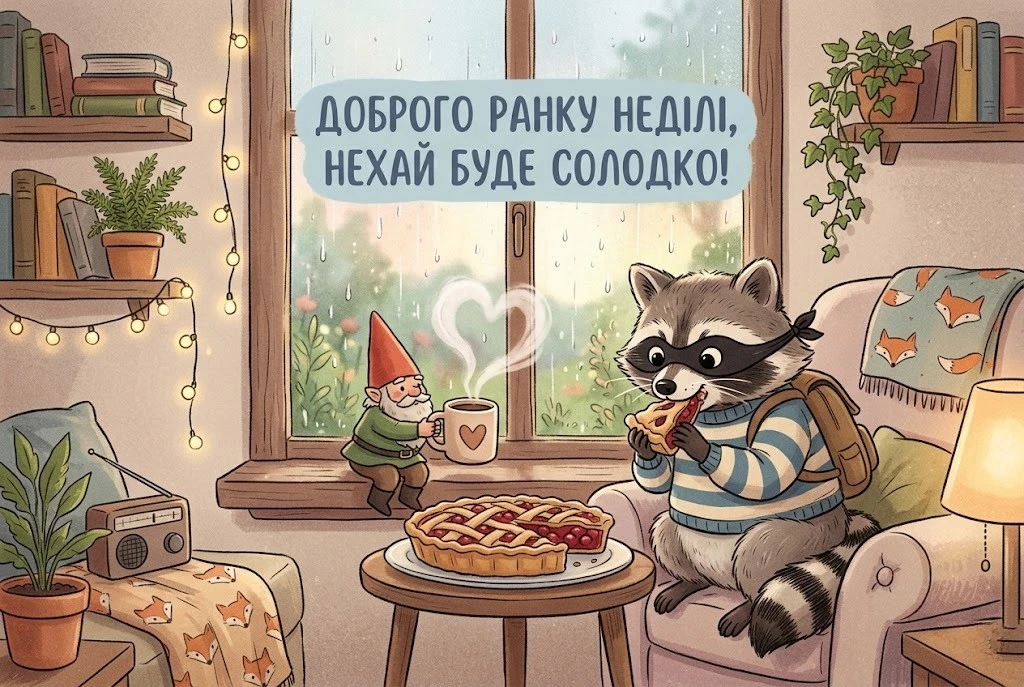 Доброго ранку та гарної неділі: картинки для душевного відпочинку та гарного настрою