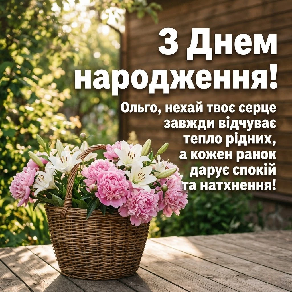 Оригінальні привітання для Ольги: вірші, проза та короткі побажання