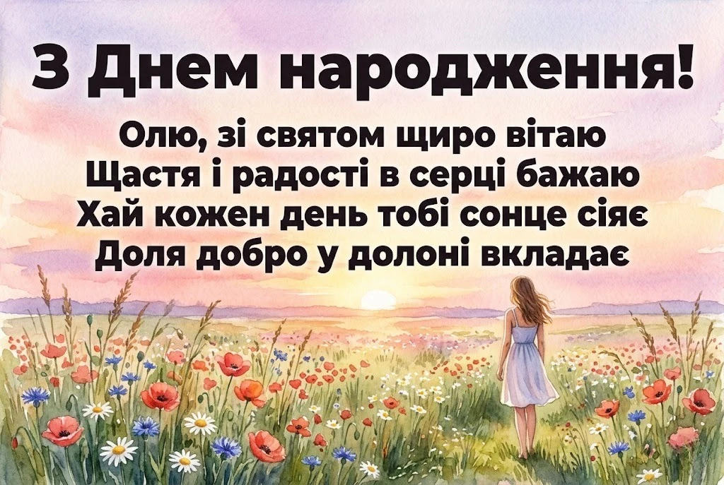 Оригінальні привітання для Ольги: вірші, проза та короткі побажання
