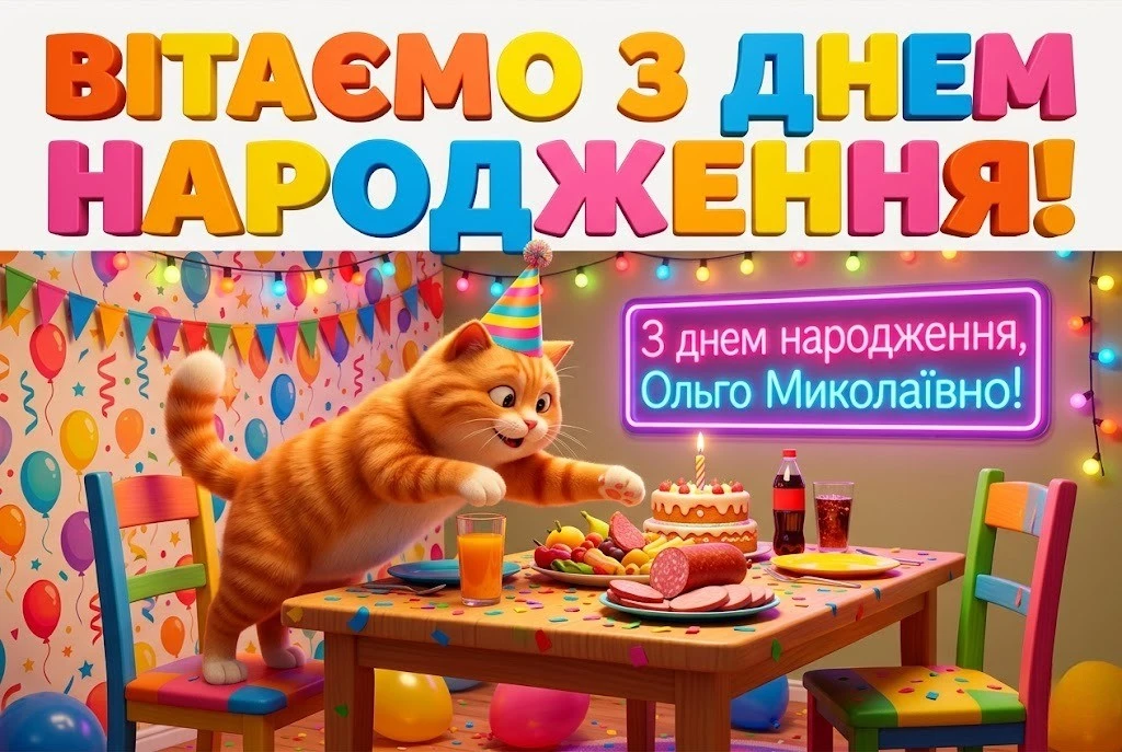 З днем народження, Ольго Миколаївно: вітання для колег, рідних та друзів