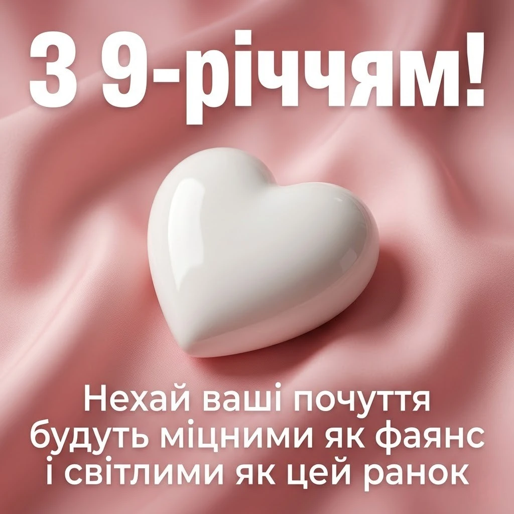 Фаянсове весілля: як привітати пару з 9-ю річницею шлюбу