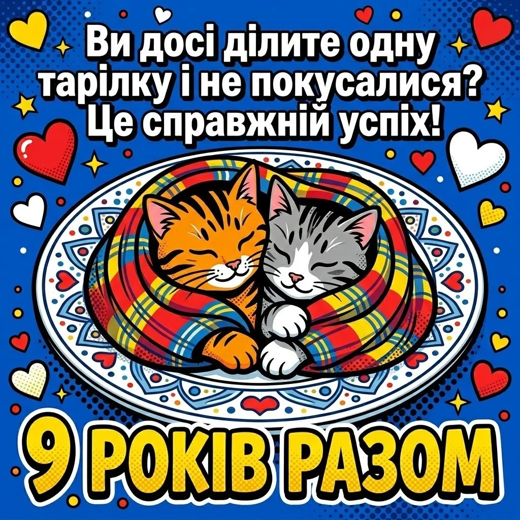 Фаянсове весілля: як привітати пару з 9-ю річницею шлюбу