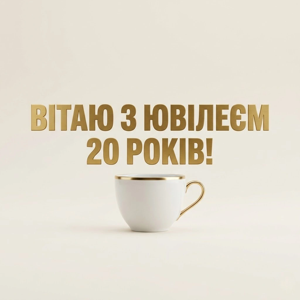 Порцелянове весілля: 20 років кохання у щирих привітаннях для пари